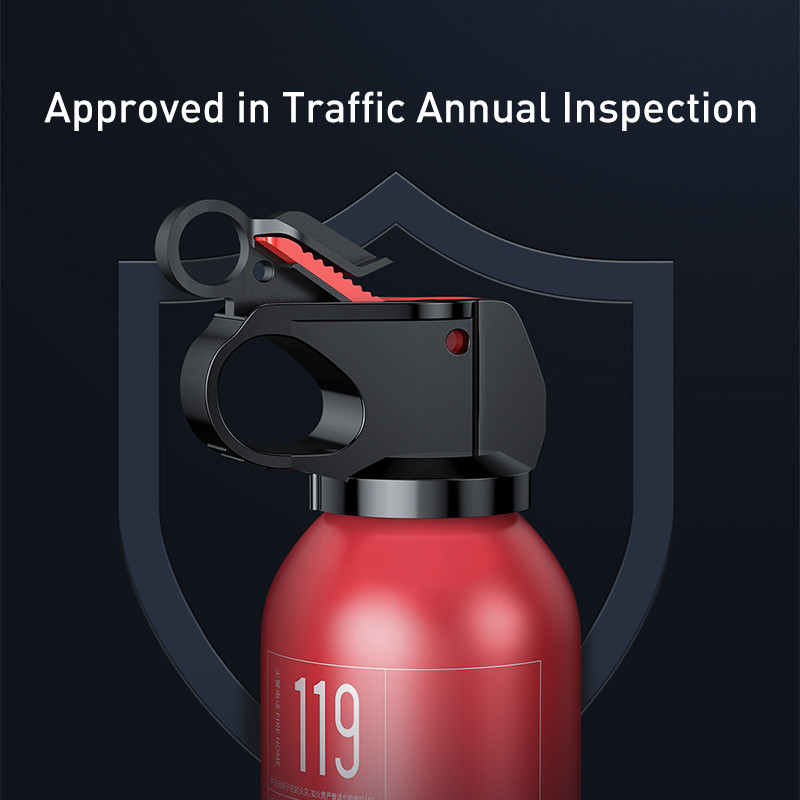 Огнетушитель автомобильный BASEUS Fire-fighting Hero Extinguisher, красный - фото 6 - id-p1205377567