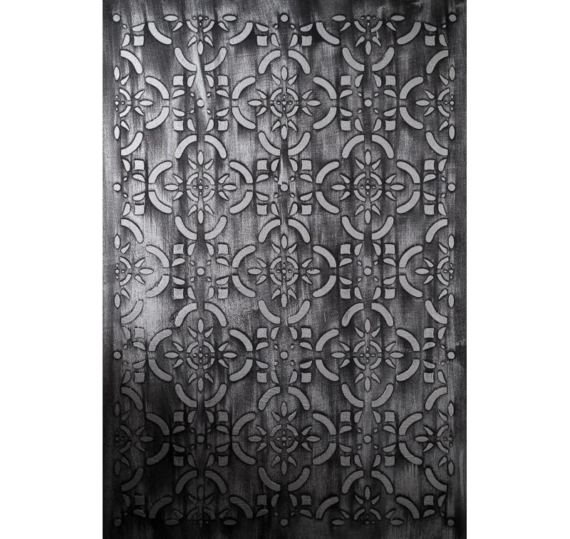 Трафарет ПВХ для створення декоративних ефектів STENCIL. Marmorino Tools