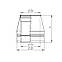 Конус двостінний із неіржавкої сталі (0,6 мм) в оцинкованому кожусі, фото 2