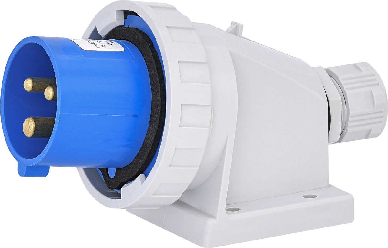 Вилка настінна EEH-1632 IP67 (16A 230V 2P+PE) ETI 4482066, фото 1