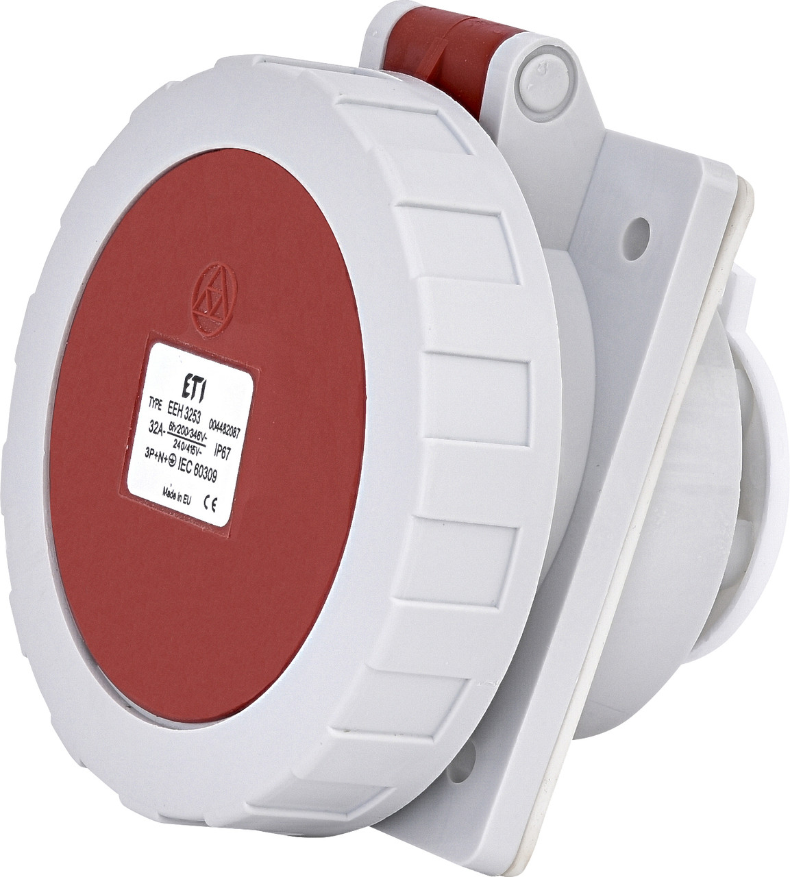 Розетка вбудована EEH-3253 IP67 (32A 400V 3P+N+PE) ETI 4482087