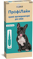 Капли на холку от блох и клещей Природа ПрофиЛайн для собак от 4 до 10 кг ( 4 пипетки х 1 мл)