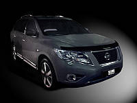 Дефлектор капота (мухобойка) SIM для NISSAN PATHFINDER 2014-, SNIPAT1412