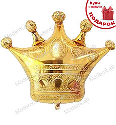 Фольгована кулька "Корона", розмір - 60*60 см