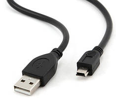 Mini usb кабель для mp3, mp4, фотоапаратів 0.8м оптом
