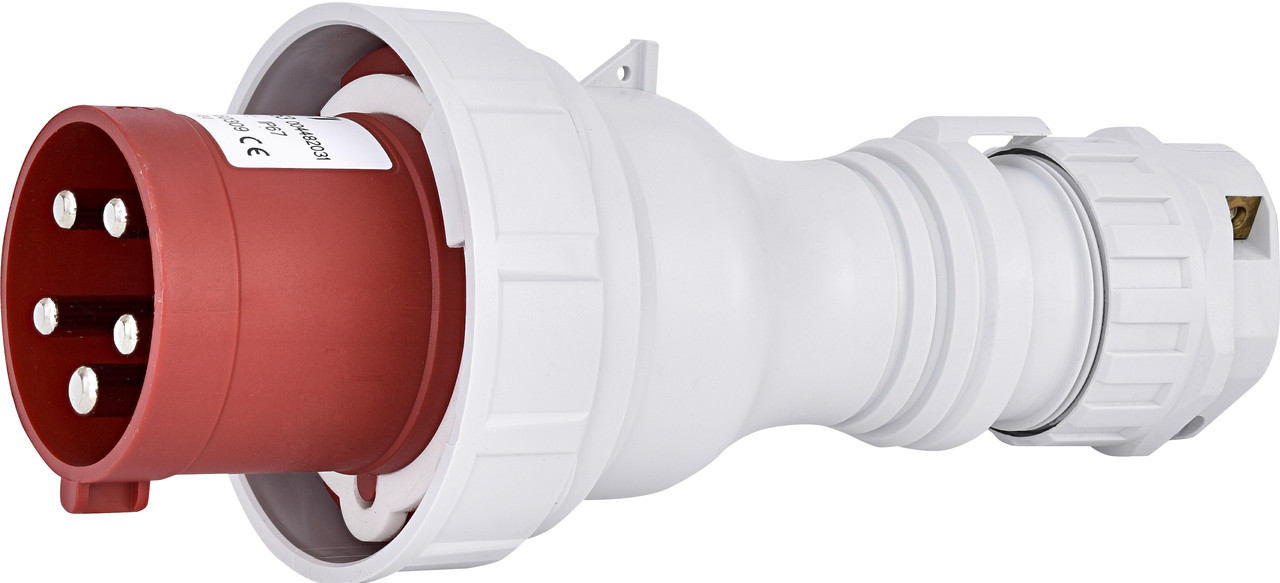Вилка кабельна EVH-6353 IP67 (63A 400V 3P+N+PE) ETI 4482031, фото 1