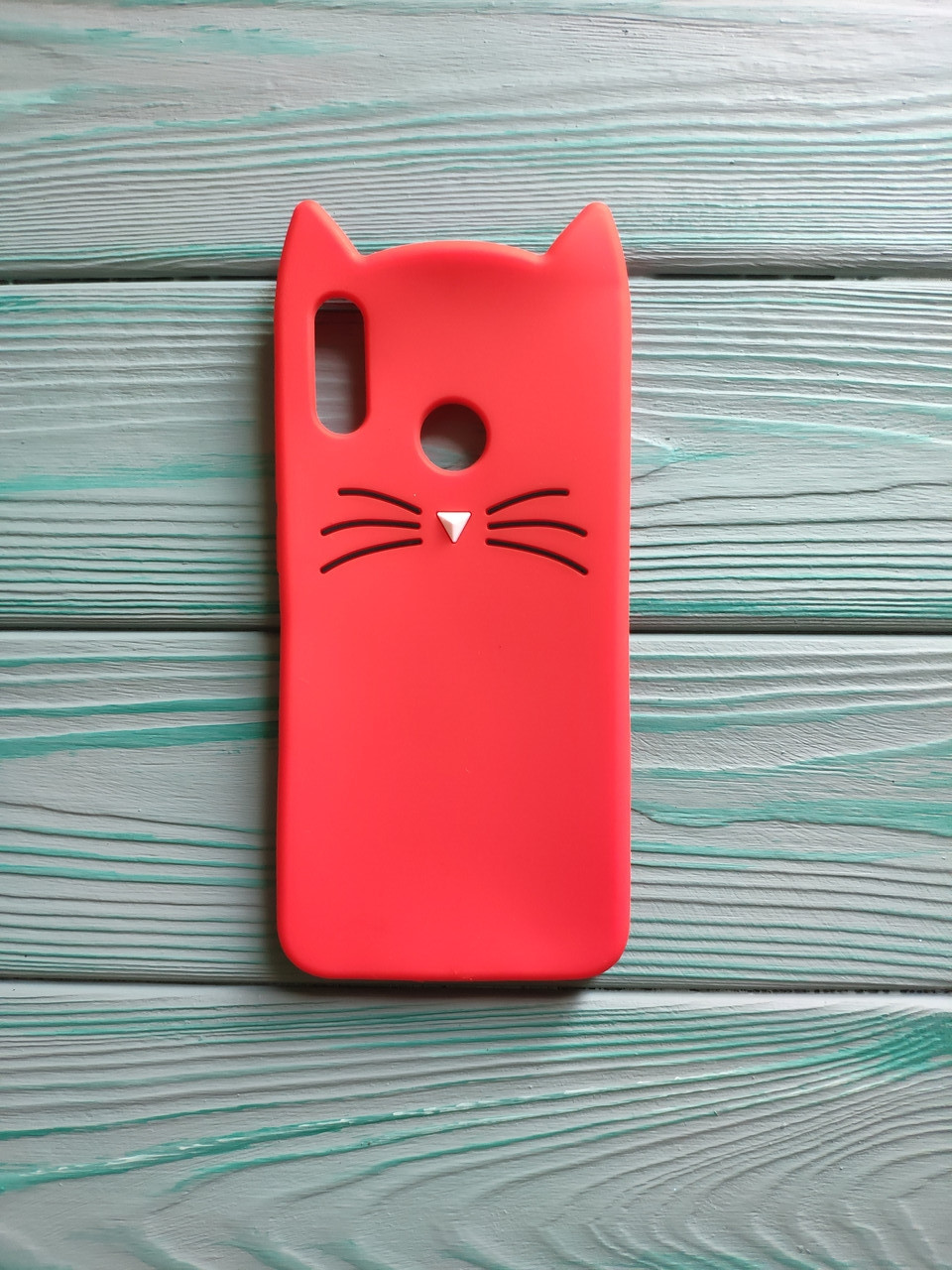 Чохол 3D Cat для Honor 10 lite Бампер Усики червоний