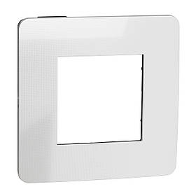 Рамка 1-пост хром / антрацит New Unica Studio Metal