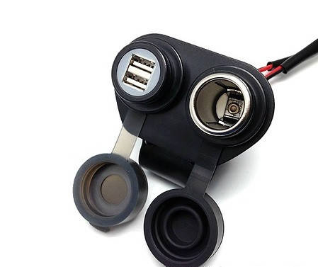 Мото зарядка подвійна Cliff-Top® Dual USB+Socket Cigarette, ціна 1581 ...