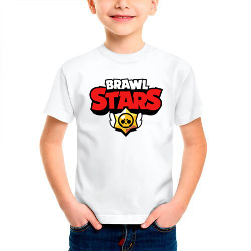 Футболка з логотипом "Бравл Старс"