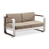 Подвійне крісло-софа Fairy,дизайнерське в стилі лофт.Крісло для кафе,для ресторанів,для тераси,для кухні, фото 3