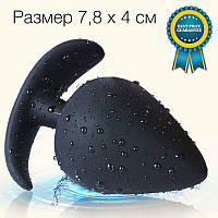 Анальная пробка силиконовая Plump Plug by Tmishion большая L