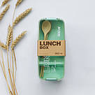 Ланч-бокс потрійний Еко "Lunch box", 900мл, м'ятний, фото 6