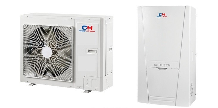 Інверторний тепловий насос "Повітря-Вода" UNITHERM 3 Cooper&Hunter CH-HP8.0SINK3