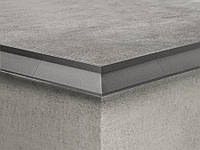 Капельник кут 90° градусів зовнішній алюмінієвий для профіля відкритого балкона або тераси закінчення для плитки та захист торця
