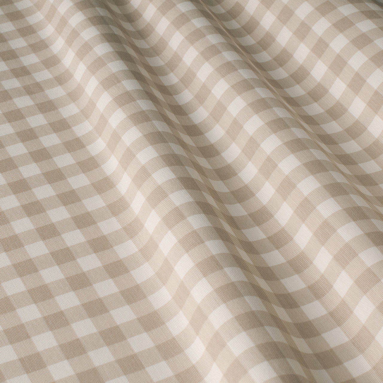 Декоративна тканина в середній клітині біло-бежевого кольору Туреччина 84581v35, фото 1