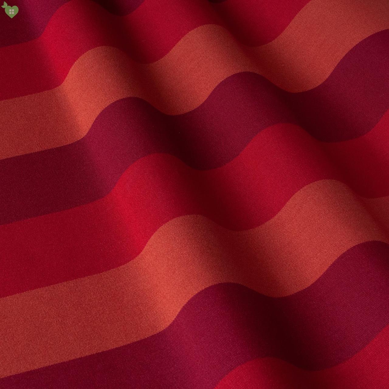 Вулична декоративна тканина смуга червоного фіолетового та оранжевого кольору 84339v3, фото 1