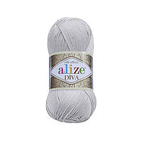 Пряжа Alize Diva, колір 168 морська мушля