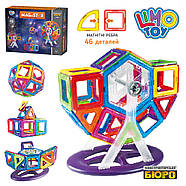 Магнітний конструктор Колесо огляду - 46 деталей | арт. LT4002 | Limo Toy, фото 2