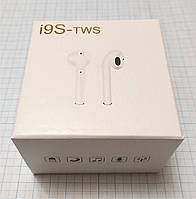 Бездротові навушники-гарнітура i9S-TWS з PowerBank і чохлом, білий