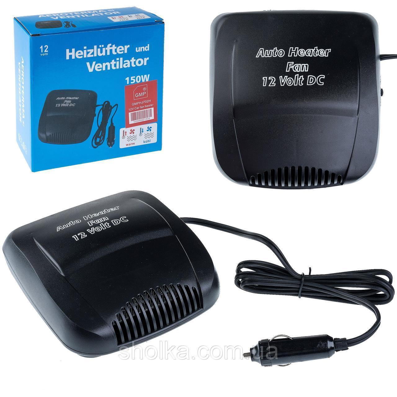 Автомобільний обігрівач,салонний обігрівач,вентилятор Auto Heater Fun 12V пічка в авто,від прикурювача