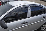 Вітровики, дефлектори вікон Hyundai Accent 2006-2010 (Autoclover/Корея), фото 2