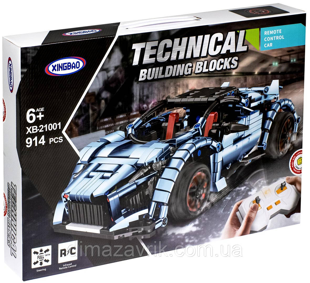 Конструктор XingBao 21001 "Lamborghini Racing Car" 914 деталей