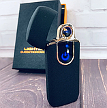 Спіральна електрична запальничка ZGP 20 сенсорна USB (2_009329), фото 3