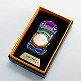 Спіральна електрична запальничка з годинником Lighter 813 USB (2_009319), фото 6