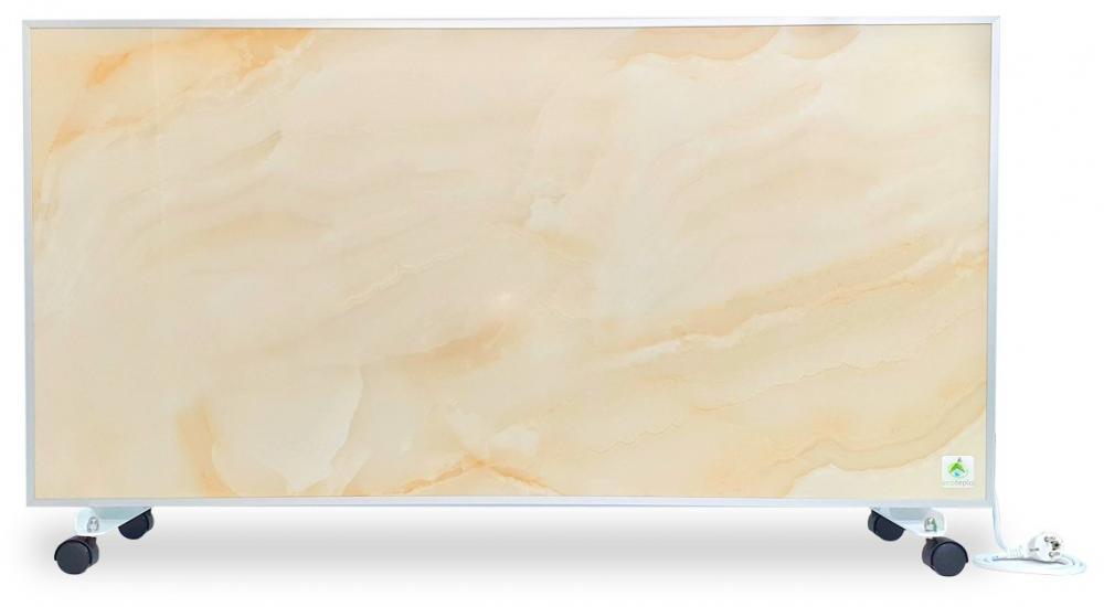 Керамічна панель ECOTEPLO AIR 1500EL із програмованим регулятором / 1500 Вт / королівський мармур / 120 х 60 см / обігрів 18 - 25, фото 1