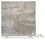 Керамічна панель ECOTEPLO AIR 700EL / 700 Вт / сірий лофт / 60 х 60 см / обігрів 10 – 14 м²