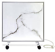 Керамічна панель ECOTEPLO AIR 400МЕ / 400 Вт / білий мрамур / 60 х 60 см / обігрів 3 - 5 м²