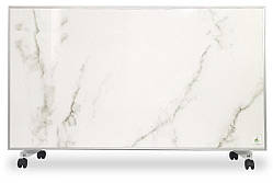 Керамічна панель ECOTEPLO LION 1500ME з регулятором / 1500 Вт / білий мармур / 120 х 60 см / 18-25 м²