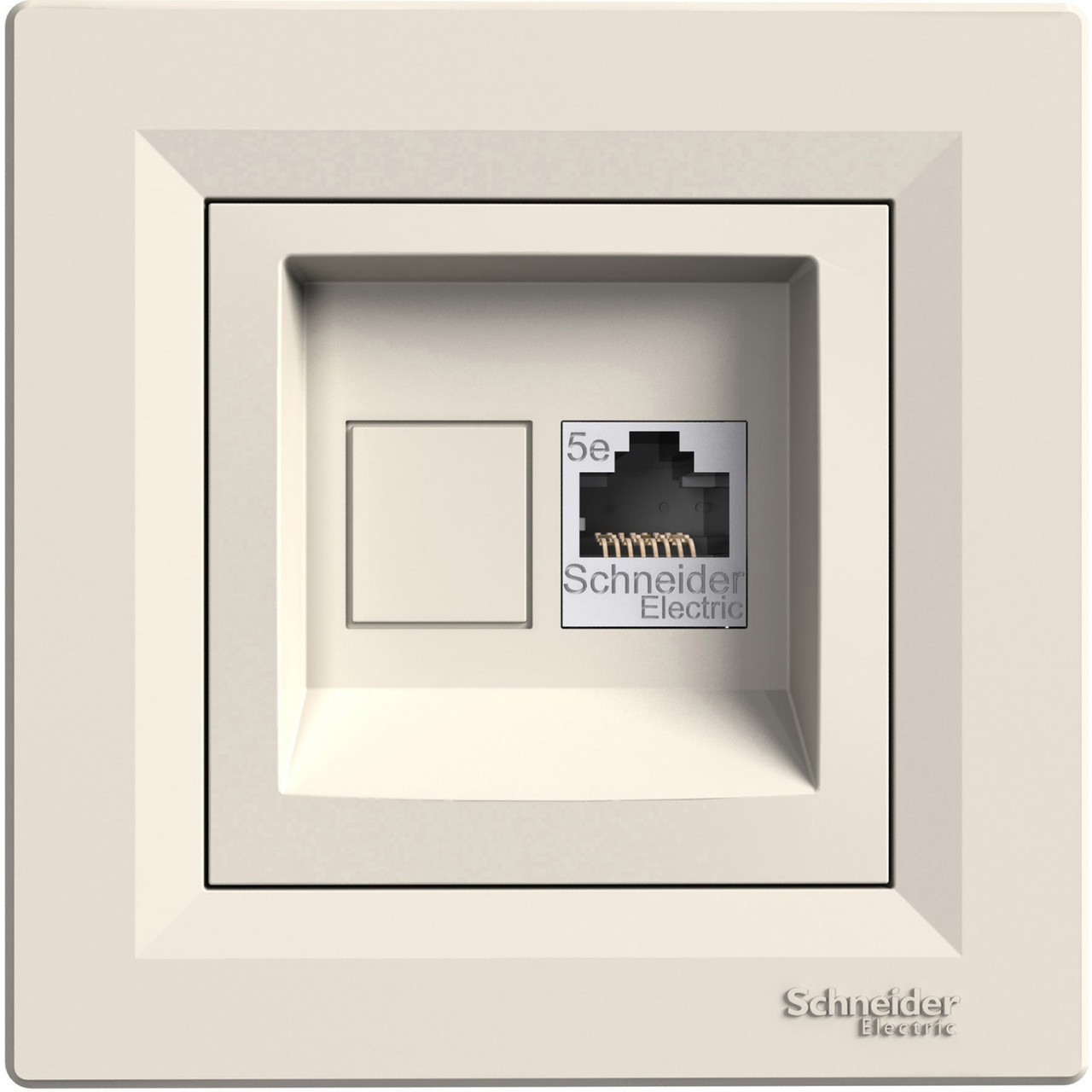 Розетка комп'ютерна Слонова кістка Asfora Schneider Electric, EPH4300123