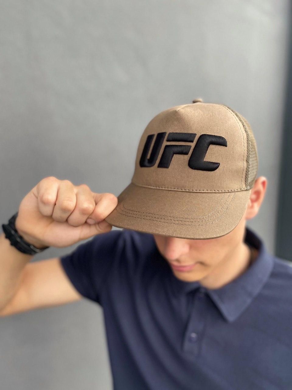 Кепка UFC Reebok чоловіча <unk> жіноча рибка хакі big logo