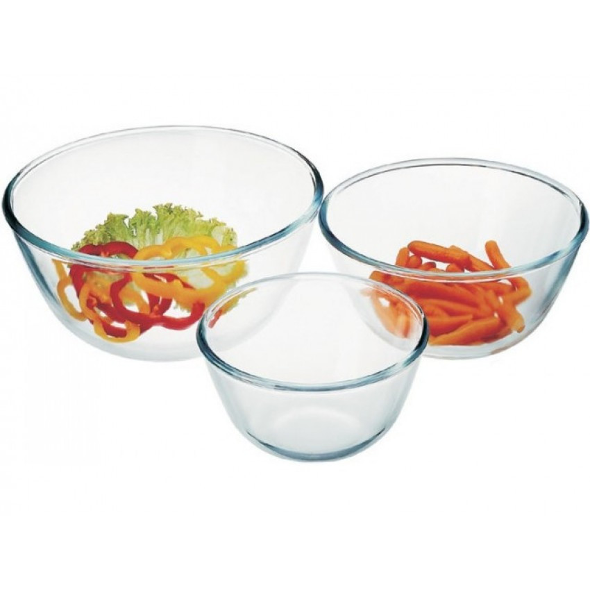 Набір салатників круглих 3 шт Simax 328 Color, фото 1