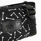 Сумка Fazan V2 Intruder чорного кольору з принтом "Кістки", фото 10