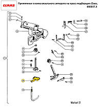 Притискна планка в'язального апарату Claas Markant, 000037.3, фото 2