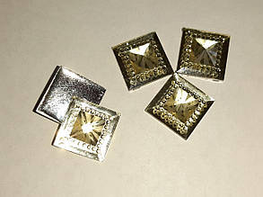 Клейові кабелі акрил "Квадрат" 20 мм 50 шт. уп