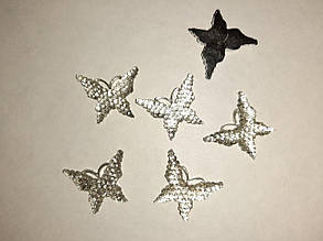 Клейові кабасони акрил "Метелик" 26 мм 50 шт. уп