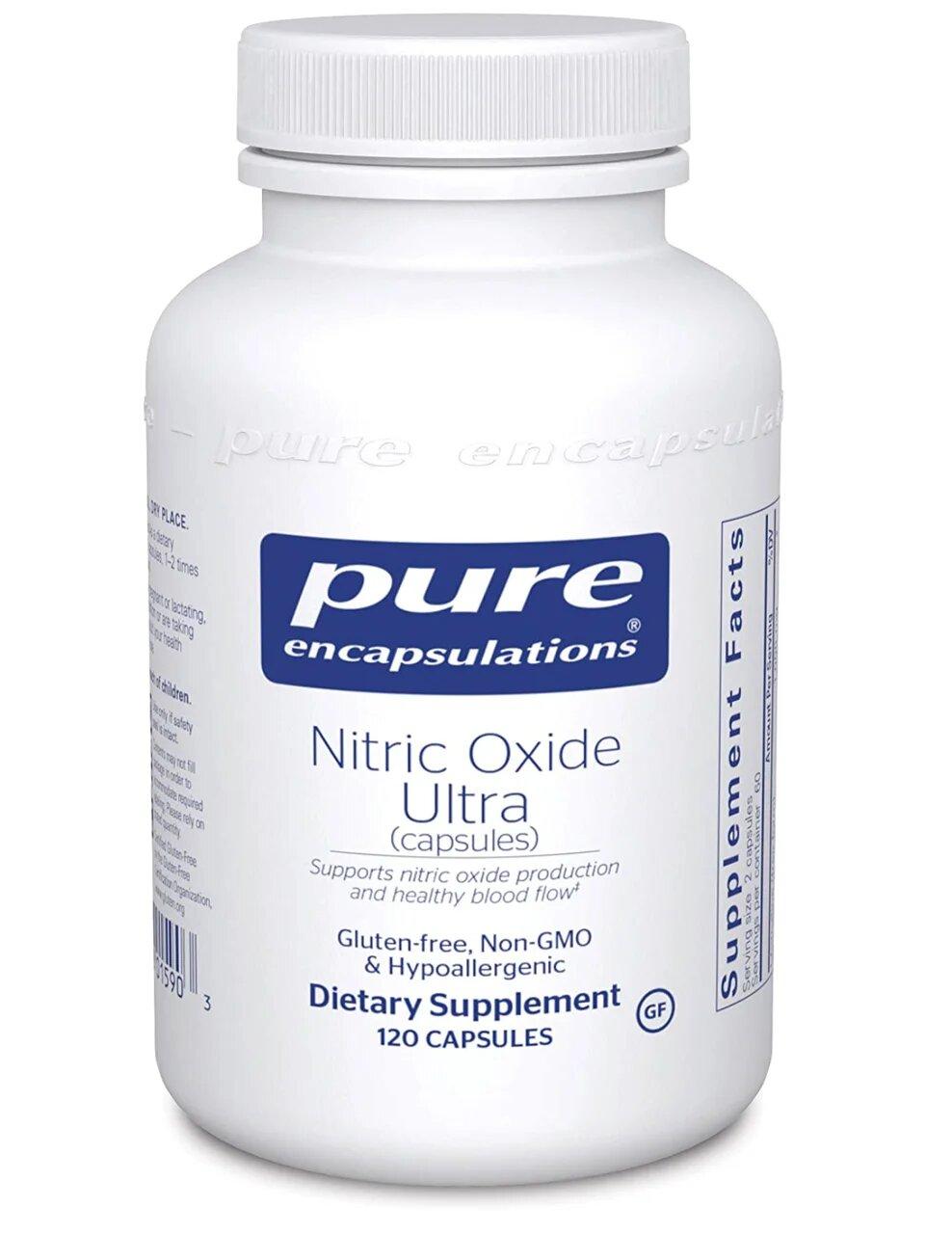 Pure Encapsulations Nitric Oxide Ultra / Оксид азоту ультра 120 капсул