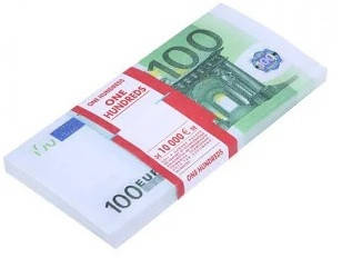 Сувенірні гроші 100 євро, фото 2
