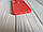 Гумовий чохол 3D для Samsung A51 2020 Бампер Усікі Червоний, фото 3