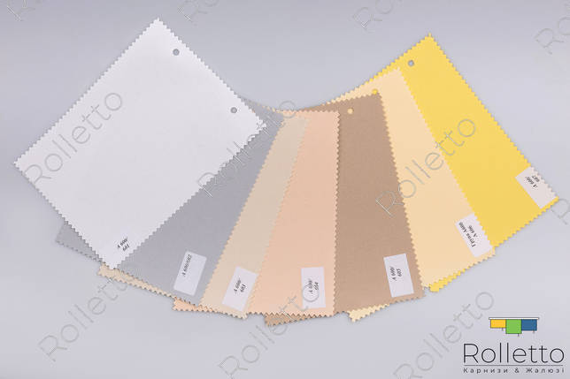 Тканинні ролети відкритого типу з тканини А-600, ціна за 0,5 м.кв, фото 2