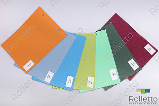 Тканинні ролети відкритого типу з тканини А-600, ціна за 0,5 м.кв, фото 3