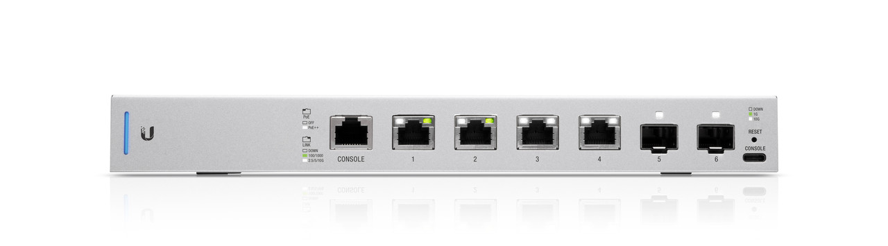 Комутатор Ubiquiti UniFi 10G 6-Port PoE++ (US-XG-6POE)