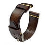 Шкіряний ремінець Primolux C052B Steel buckle для годинника Huawei Watch GT 2 42mm - Dark Brown, фото 6