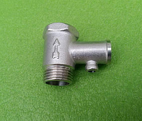 Зворотний клапан (запобіжний) для бойлера на різьбі 1/2" без прапорця-важеля SKL, Китай Zipexpert