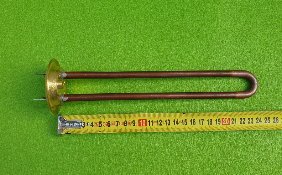 МІДНИЙ тен для бойлерів Thermex 700W (на "ЛАТУННОМУ" фланці Ø63мм) / з місцем під анод М4 Thermowatt, Італія Zipexpert, фото 1