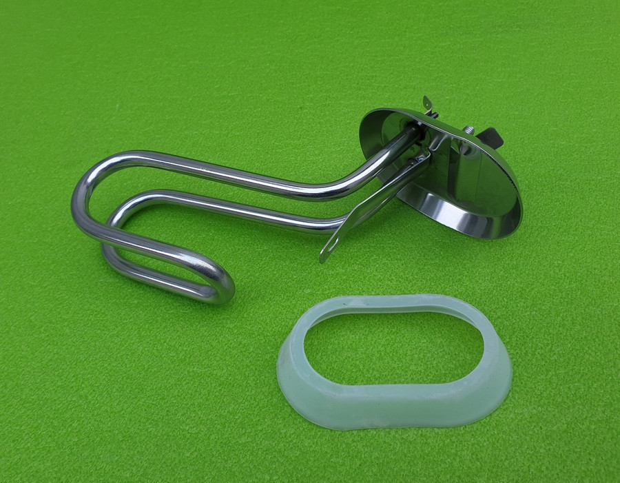 Тен гнутий MTS для бойлерів ARISTON нержавійка 1500 W з силіконовим ущільнювачем Китай Zipexpert, фото 1